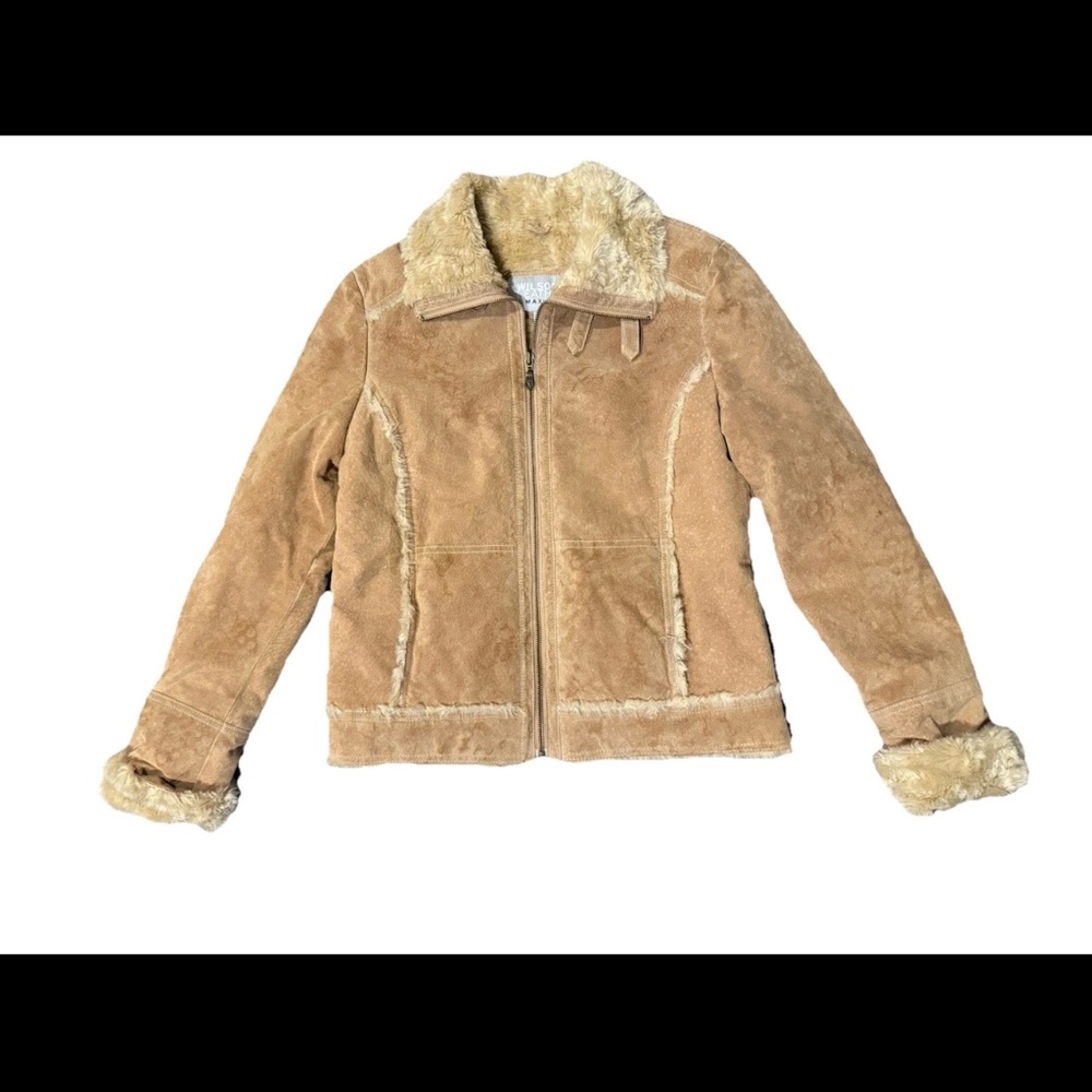 Wilsons Leather Size Medium Genuine Maxima Coat Jacket